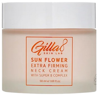 GILLA8 Крем для шеи с маслом подсолнуха Sun Flower Extra Firming Neck Cream — крем для шеи, крем для декольте, neck cream
