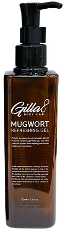 GILLA8 Освежающий гель для интимной гигиены MUGWORT REFRESHING GEL — гель для интимной гигиены, интимный гель, средство для интимной гигиены