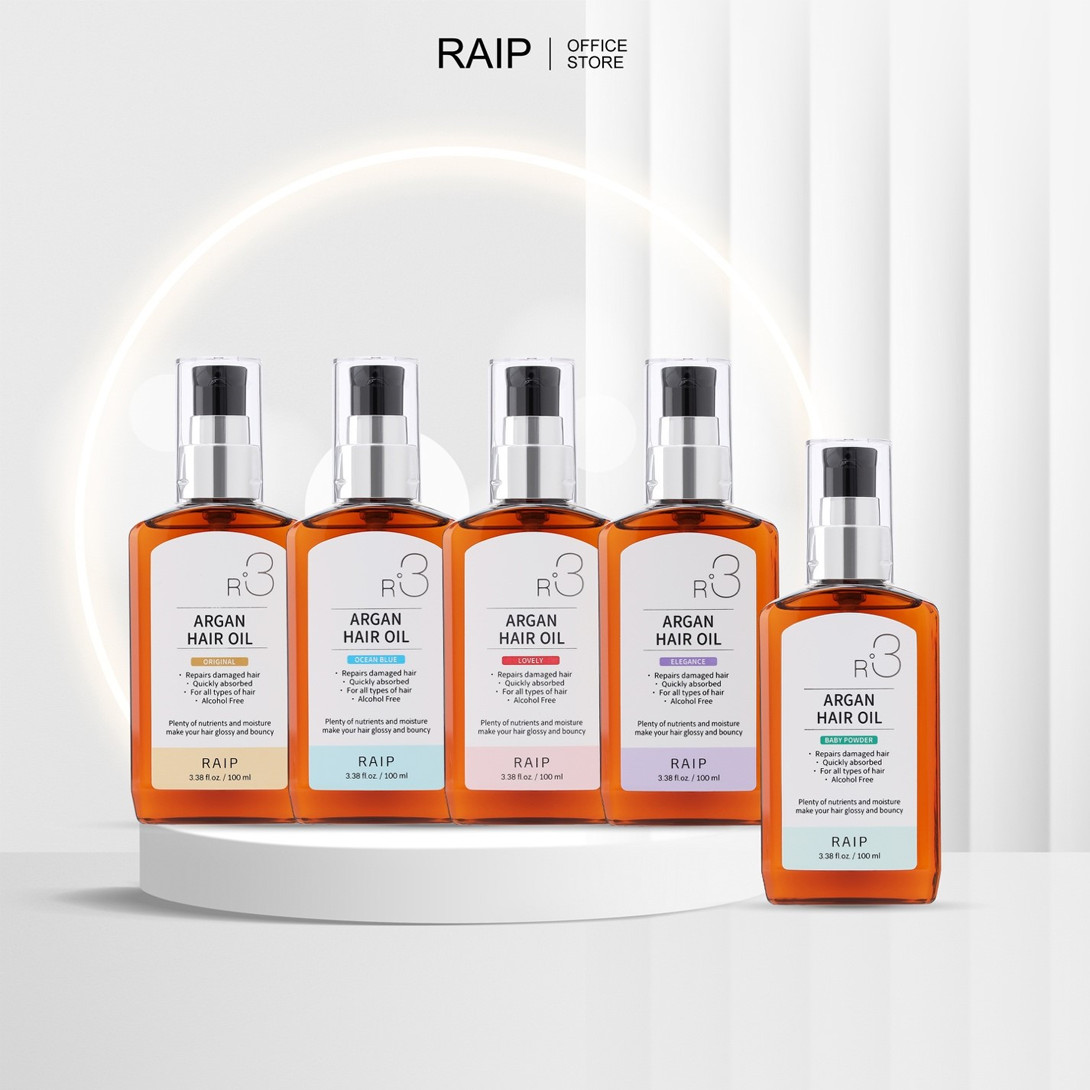 Raip R3 ARGAN HAIR OIL BABY POWDER — аргановое масло для волос, масло для волос, argan hair oil — фото 2