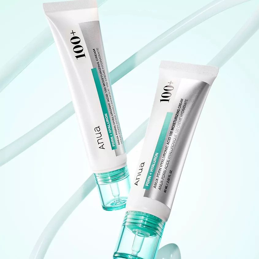 ANUA Лёгкий крем для лица с ПДРН, центеллой и гиалуроновой кислотой PDRN HYALURONIC ACID 100 MOISTURE CREAM — лёгкий крем для лица, крем для лица, увлажняющий крем — фото 4