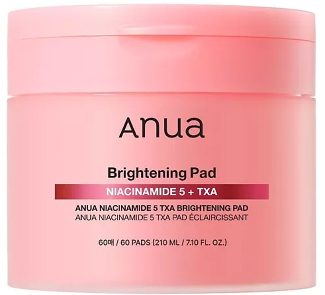 ANUA Пэды с ниацинамидом и транексамовой кислотой NIACINAMIDE 5 TXA BRIGHTENING PAD — пэды для лица, тонер пэды, пэды с ниацинамидом