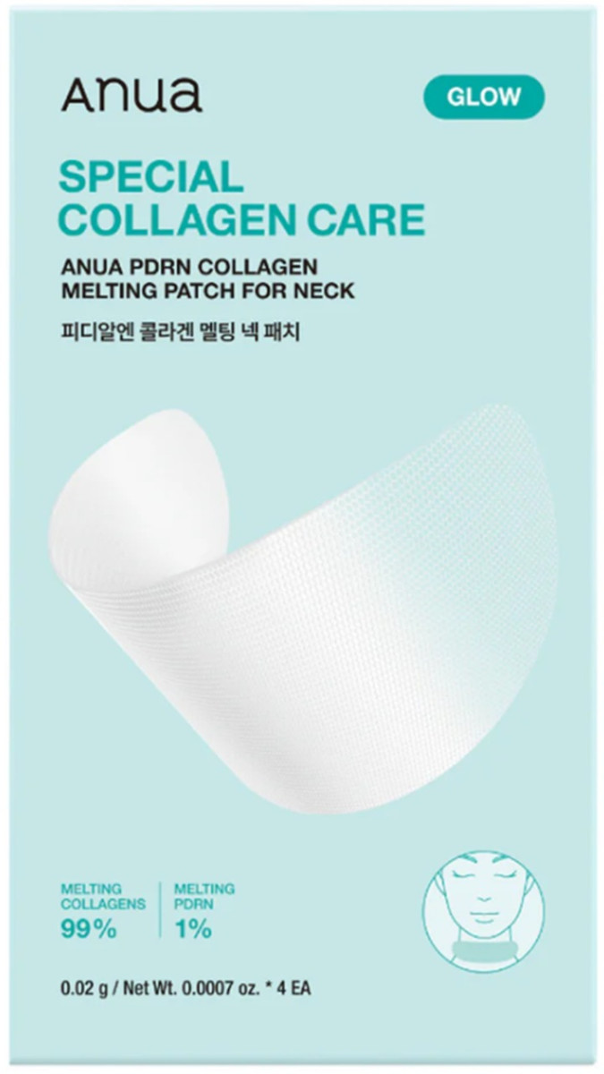 ANUA Растворяющиеся патчи для шеи с коллагеном и PDRN PDRN COLLAGEN MELTING PATCH FOR NECK — растворяющиеся патчи для шеи, патчи для шеи, коллагеновые патчи для шеи