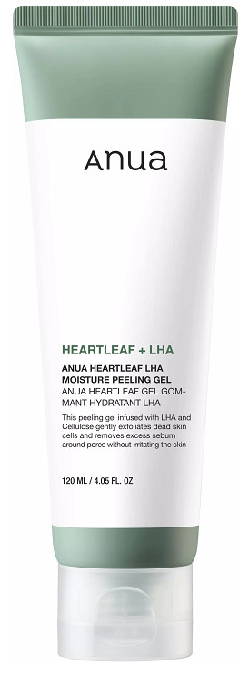 ANUA Отшелушивающий пилинг-гель HEARTLEAF LHA MOISTURE PEELING GEL — anua heartleaf lha moisture peeling gel, ANUA, пилинг-гель для лица