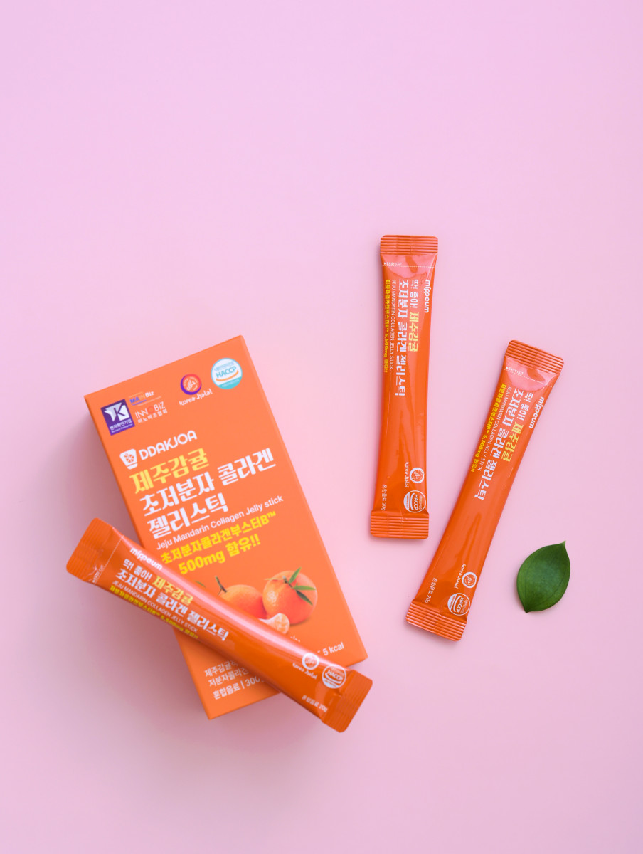 Mippeum Низкомолекулярный коллаген с мандарином Чеджу, желе-стик — низкомолекулярный коллаген, низкомолекулярного коллагена, коллаген — фото 15