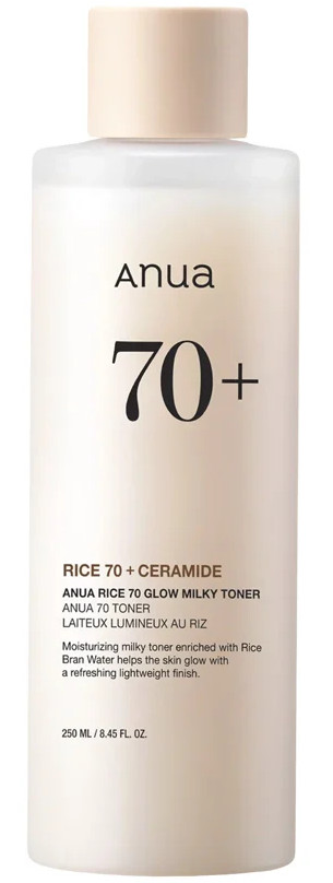 ANUA Молочный тонер для сияния кожи с рисом RICE 70 GLOW MILKY TONER — anua rice 70 glow milky toner, ANUA, молочный тонер