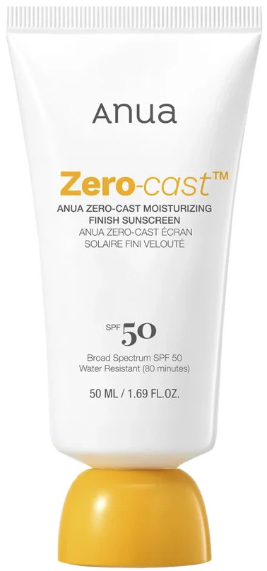 ANUA Увлажняющий солнцезащитный крем ZERO-CAST MOISTURIZING FINISH SUNSCREEN — anua zero-cast moisturizing finish sunscreen, ANUA, солнцезащитный крем