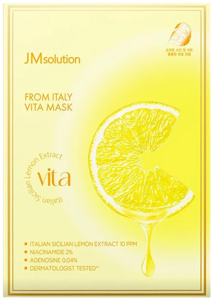 JMsolution Тканевая маска с витамином С FROM ITALY VITA MASK — jmsolution from italy vita mask, JMsolution, тканевая маска для лица