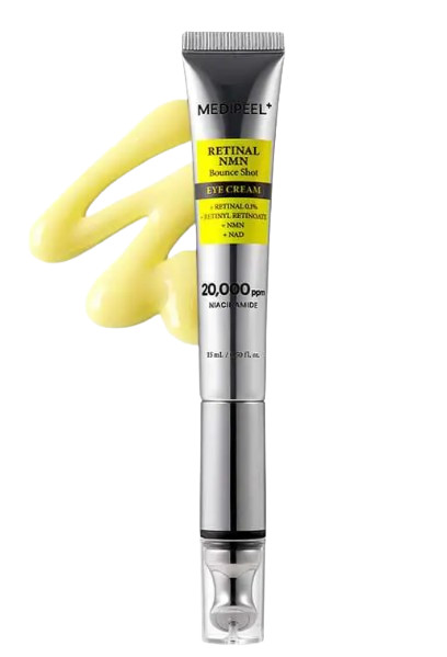 MediPeel Омолаживающий крем для глаз с вибро-наконечником RETINAL NMN BOUNCE SHOT EYE CREAM REFILL — medi-peel retinal nmn bounce shot eye cream refill, Medi-Peel, крем для век