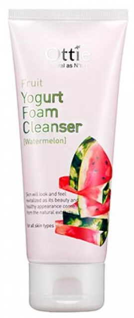 Ottie Йогуртовая пенка для умывания Fruit Yogurt Foam Cleanser арбуз — ottie fruit yogurt foam cleanser watermelon, Ottie, пенка для умывания