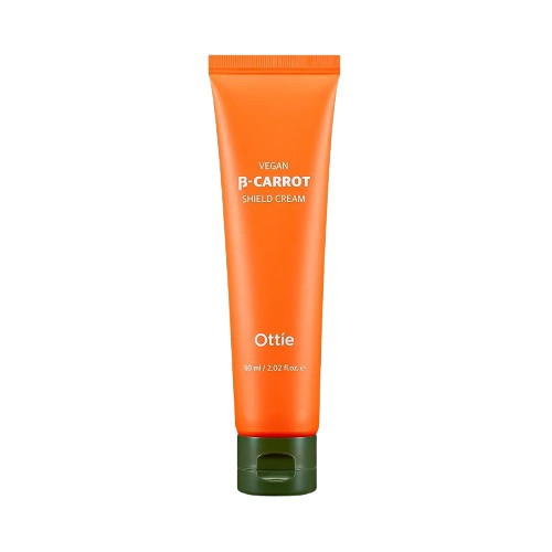 Ottie Веганский увлажняющий крем с органическим соком моркови Vegan Beta-Carrot Shield Cream — ottie vegan beta-carrot shield cream, Ottie, веганский увлажняющий крем