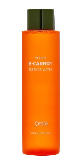 Ottie Увлажняющая эссенция-вода с экстрактом моркови Vegan Beta-Carrot Essence Water — ottie vegan beta-carrot essence water, Ottie, эссенция-вода для лица
