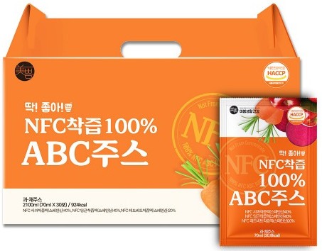 Mippeum Органический сок ABC (яблоко, свёкла, морковь) прямого отжима (NFC) 100% — органический сок, органический сок ABC, сок ABC