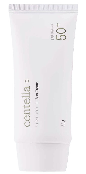 Mixsoon Лёгкий солнцезащитный крем с центеллой Centella Sun Cream — mixsoon centella sun cream, Mixsoon, солнцезащитный крем для лица