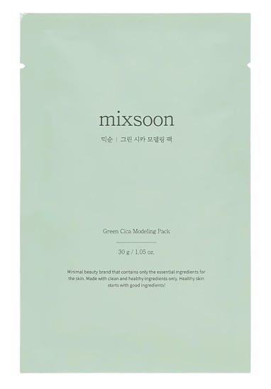 Mixsoon Моделирующая маска Green Cica Modeling Pack — mixsoon green cica modeling pack, Mixsoon, моделирующая маска для лица