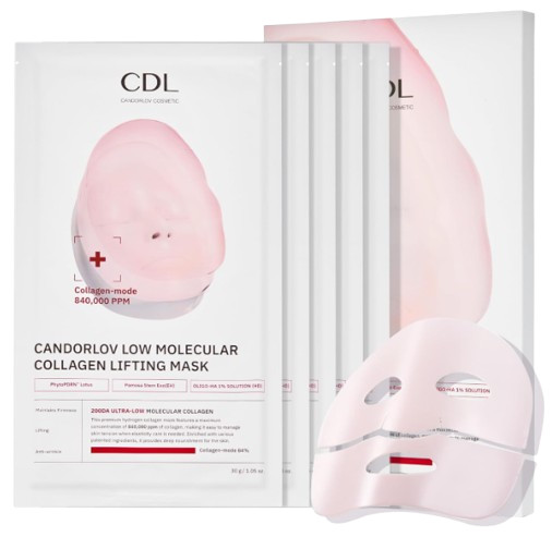 CDL Лифтинг-маска для лица Candorlov Low Molecular Collagen Lifting Mask — candorlov low molecular collagen lifting mask, CDL, Candorlov
