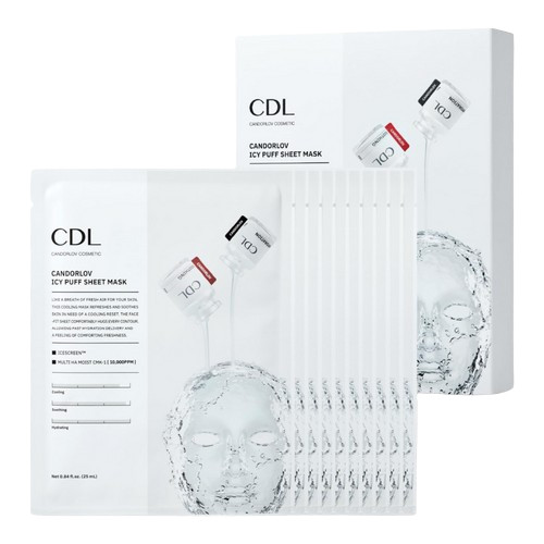 CDL Охлаждающая тканевая маска для локального ухода CANDORLOV Icy Spot Sheet Mask — candorlov icy spot sheet mask, CDL, Candorlov