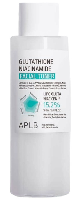 APLB Осветляющий тонер с глутатионом Glutathione Niacinamide Facial Toner — aplb glutathione niacinamide facial toner, APLB, тонер с глутатионом