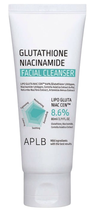 APLB Осветляющая пенка с глутатионом Glutathione Niacinamide Facial Cleanser — aplb glutathione niacinamide facial cleanser, APLB, пенка для умывания