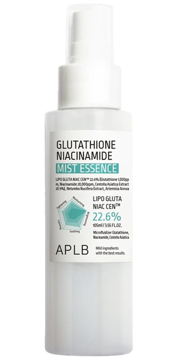 APLB Мист-эссенция с глутатионом и ниацинамидом Glutathione Niacinamide Mist Essence — aplb glutathione niacinamide mist essence, APLB, мист для лица