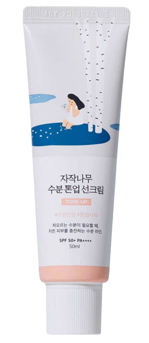 Round Lab Тонирующий солнцезащитный крем Birch Juice Moisturizing Tone-Up Sunscreen SPF50+ PA++++ — round lab birch juice moisturizing tone up sunscreen spf50 pa++++, Round Lab, тонирующий солнцезащитный крем