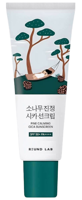 Round Lab Солнцезащитный крем для проблемной кожи Pine Calming Cica Sunscreen SPF50+ PA++++ — round lab pine calming cica sunscreen spf50 pa++++, Round Lab, солнцезащитный крем