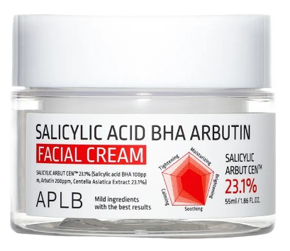 APLB Крем для лица с салициловой кислотой Salicylic Acid BHA Arbutin — aplb salicylic acid bha arbutin facial cream, APLB, крем для лица с салициловой кислотой