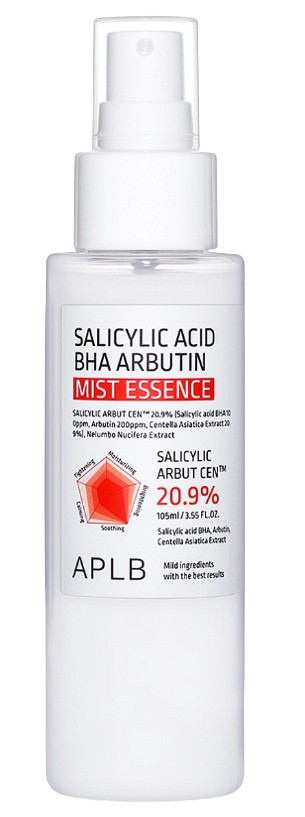 APLB Мист-эссенция с салициловой кислотой Salicylic Acid BHA Arbutin Mist Essence — aplb salicylic acid bha arbutin mist essence, APLB, мист-эссенция для лица