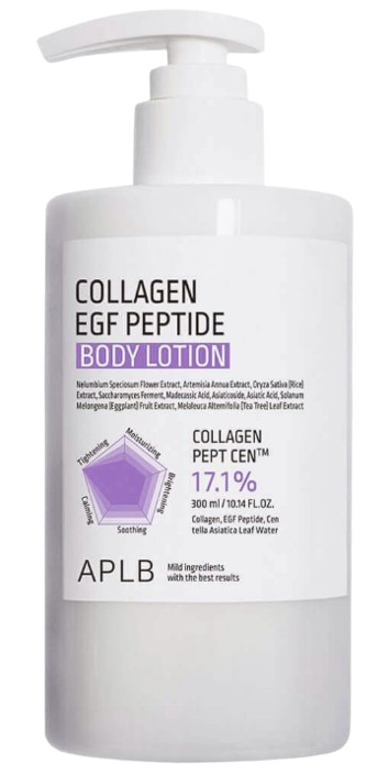 APLB Лосьон для упругости кожи тела с коллагеном Collagen EGF Peptide Body Lotion — aplb collagen egf peptide body lotion, APLB, лосьон для тела