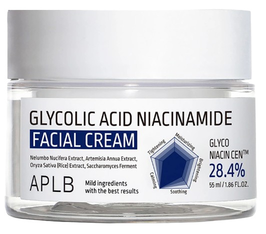 APLB Крем с гликолевой кислотой и ниацинамидом Glycolic Acid Niacinamide Facial Cream