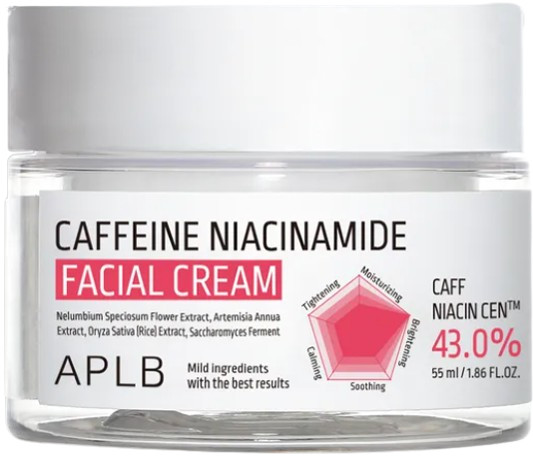 APLB Крем с кофеином и ниацинамидом от отёков и усталости Caffeine Niacinamide Facial Cream