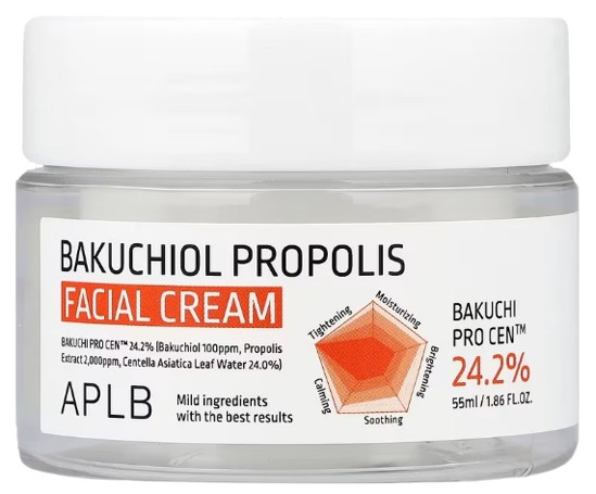 APLB Крем для лица с бакучиолом и прополисом Bakuchiol Propolis Facial Cream