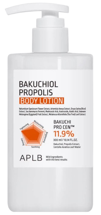 APLB Лосьон для тела с прополисом и бакучиолом Bakuchiol Propolis Body Lotion