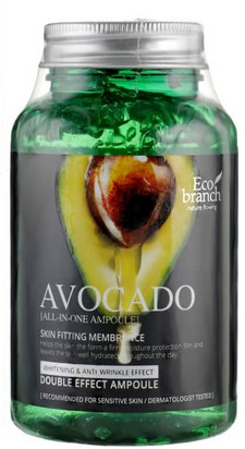 Eco Branch Ампульная сыворотка для лица с экстрактом авокадо Avocado All-In-One Ampoule — ампульная сыворотка, ампула для лица, сыворотка для лица