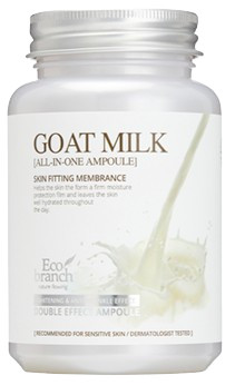 Eco Branch Ампульная сыворотка для лица с протеинами козьего молока Goat Milk All-In-One Ampoule — ампульная сыворотка, ампула для лица, сыворотка для лица