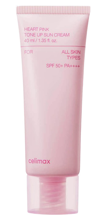 Celimax Тонирующий солнцезащитный крем Heart Pink Tone Up Sun Cream SPF50+ PA++++