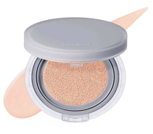 Rom&nd Стойкий тональный кушон с полуматовым финишем Nu Zero Cushion SPF24 PA++ 01 Porcelain 17