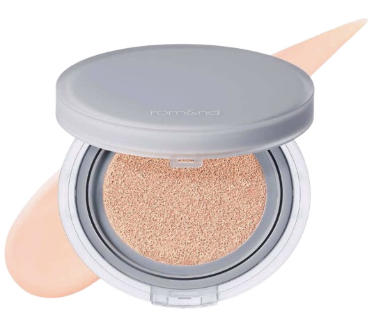 Rom&nd Стойкий тональный кушон с полуматовым финишем Nu Zero Cushion SPF24 PA++ 02 Pure 21