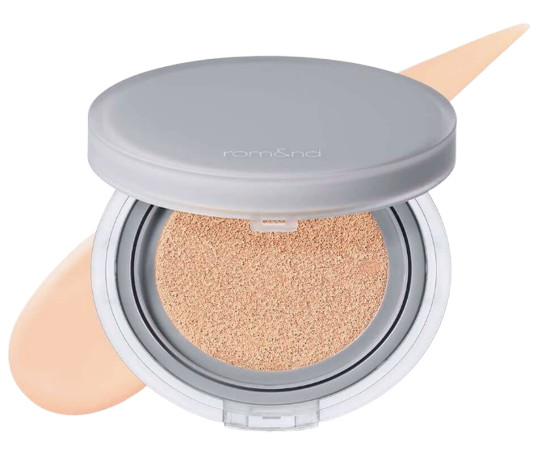 Rom&nd Стойкий тональный кушон с полуматовым финишем Nu Zero Cushion SPF24 PA++ 03 Natural 21