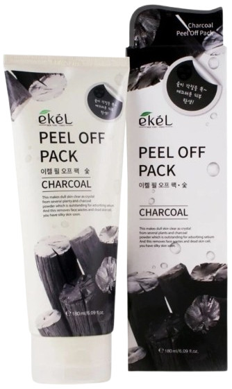 EKEL Пенка для умывания с древесным углем Foam Cleanser Charcoal — пенка для умывания, очищающая пенка, пенка для лица
