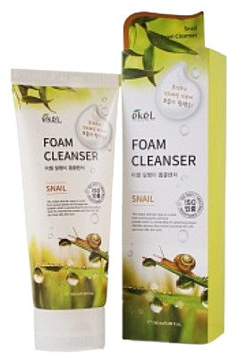 EKEL Пенка для умывания с муцином улитки Foam Cleanser Snail — пенка для умывания, очищающая пенка, пенка для лица