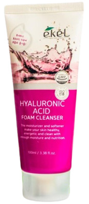 EKEL Пенка для умывания с гиалуроновой кислотой Foam Cleanser Hyaluronic Acid — пенка для умывания, очищающая пенка, пенка для лица