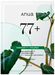 Тканевая маска с экстрактом хауттюйнии HEARTLEAF 77 SOOTHING MASK