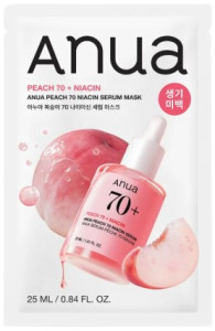 Тканевая маска для лица с экстрактом персика PEACH NIACIN SERUM MASK
