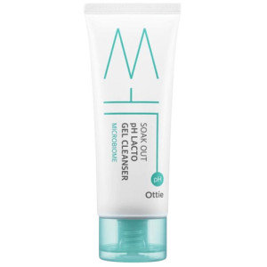 Слабокислотный гель для умывания с пробиотиками Soak out pH Lacto Gel Cleanser