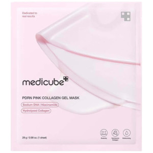 Гидрогелевая маска с ПДРН и коллагеном MEDICUBE PDRN Pink Collagen Gel Mask