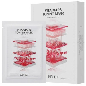 Осветляющая тканевая маска для лица VITA³MAPS TONING MASK