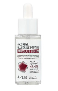 Осветляющая ампульная сыворотка для лица с витамином С и пептидами Ascorbyl Glucoside Peptide Ampoule Serum