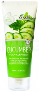Пенка для умывания с экстрактом огурца Foam Cleanser Cucumber